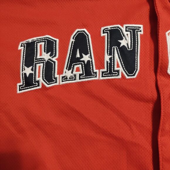 Texas Rangers True Fan Jersey Mens Large Red MLB Baseball - Picture 4 of 13